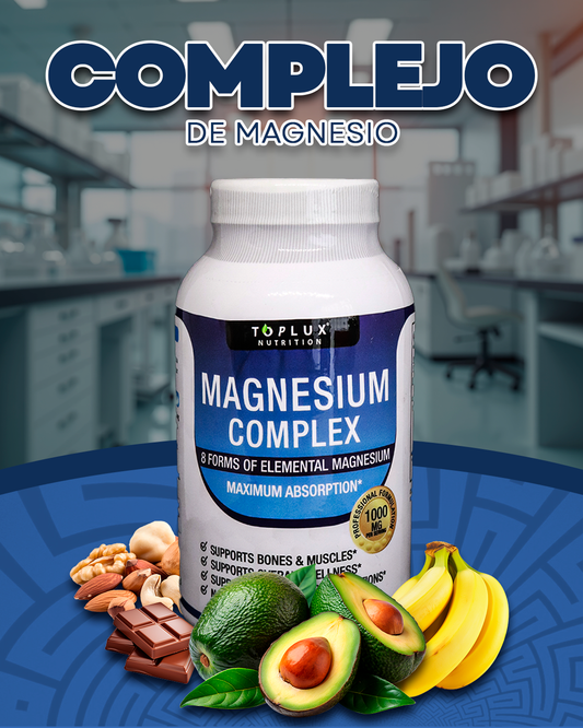 Magnesium Complex: Relajación, fuerza y energía vital.